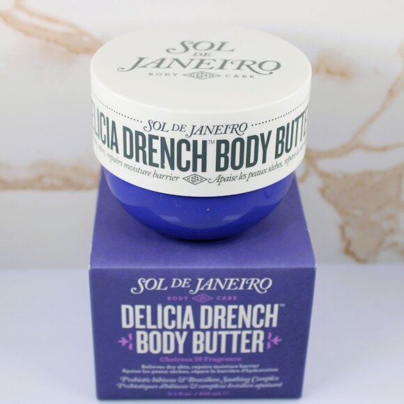 Sol De Janeiro Delicia Drench Body Butter 8.1 Fl Oz / 240ml Cheirosa 68 NIB - Picture 2 of 5